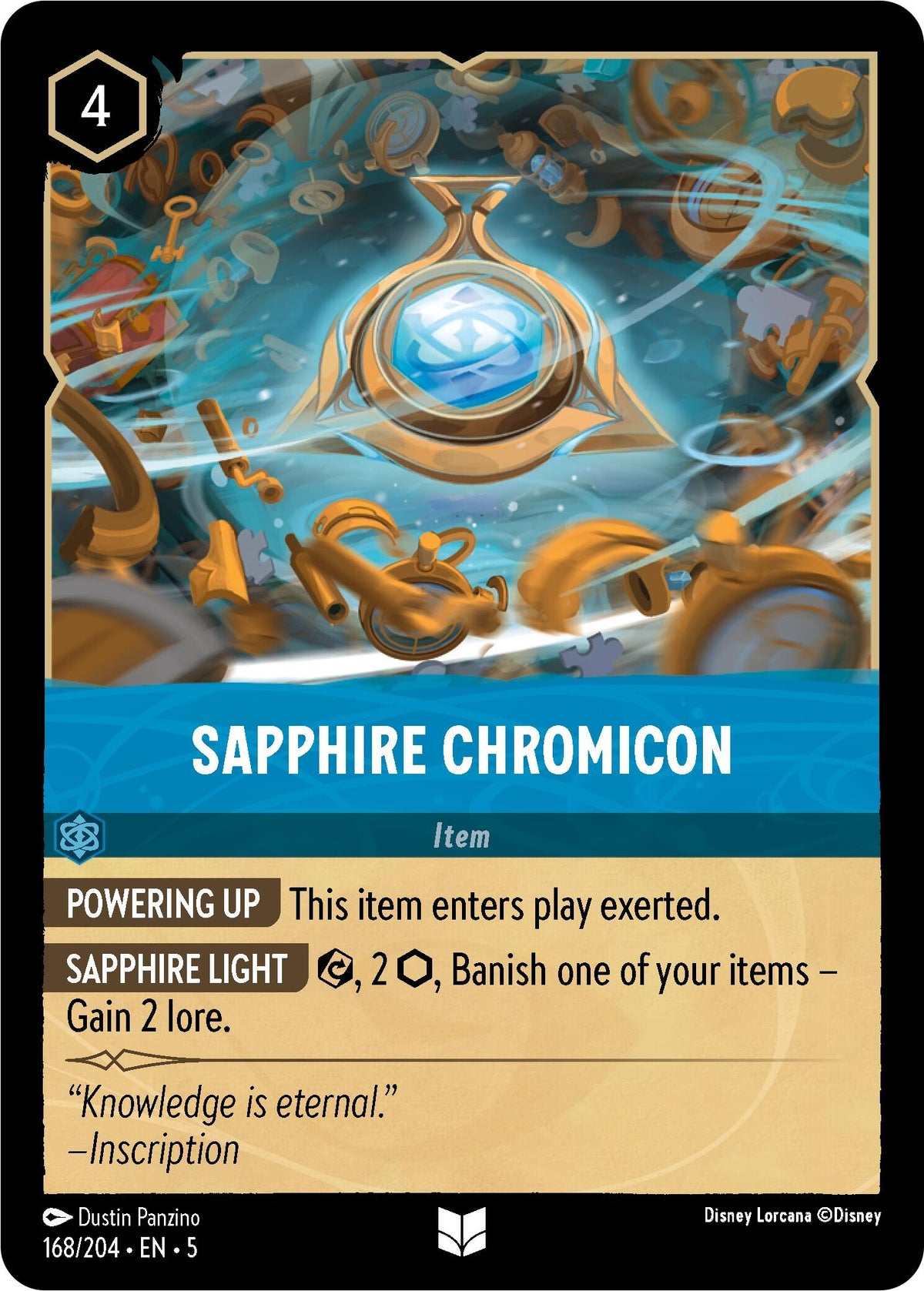 Image for Sapphire Chromicon (168/204) (5) - Disney Lorcana