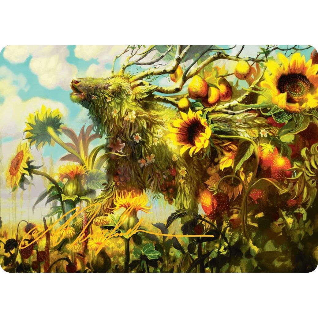 Image for Beza, the Bounding Spring Art Card (Gold-Stamped Signature) (1) (ASBLB) - Magic: The Gathering