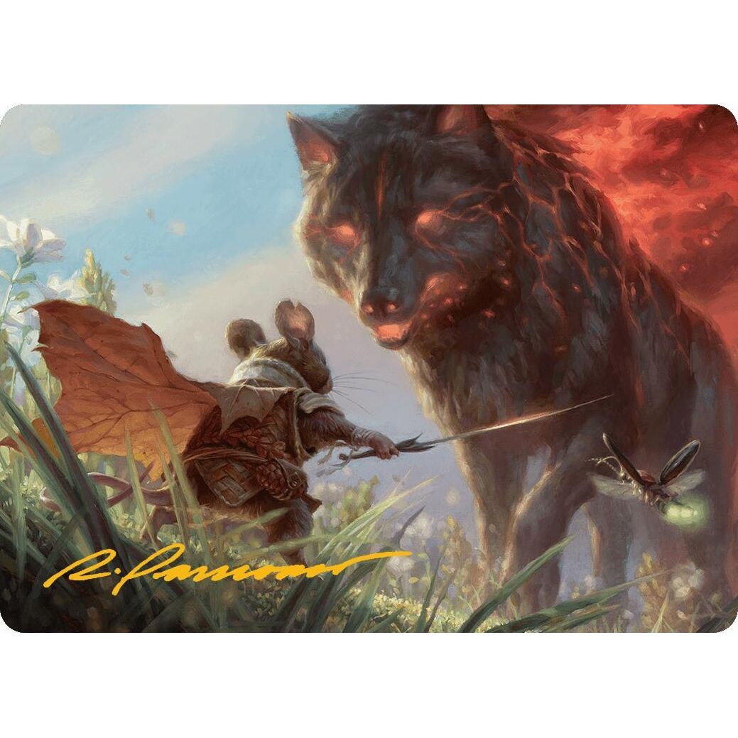 Image for Repel Calamity Art Card (Gold-Stamped Signature) (2) (ASBLB) - Magic: The Gathering