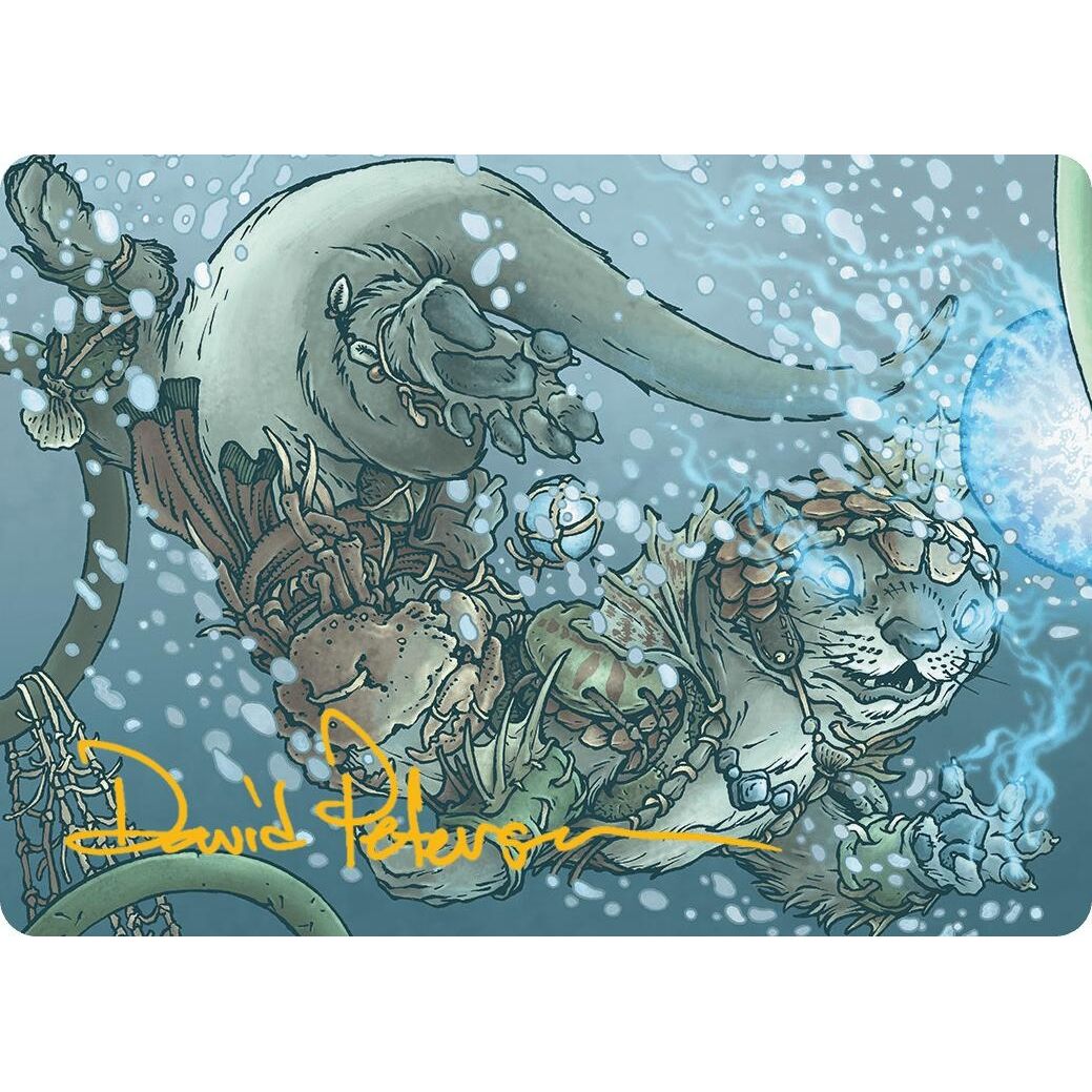 Image for Kitsa, Otterball Elite Art Card (Gold-Stamped Signature) (42) (ASBLB) - Magic: The Gathering