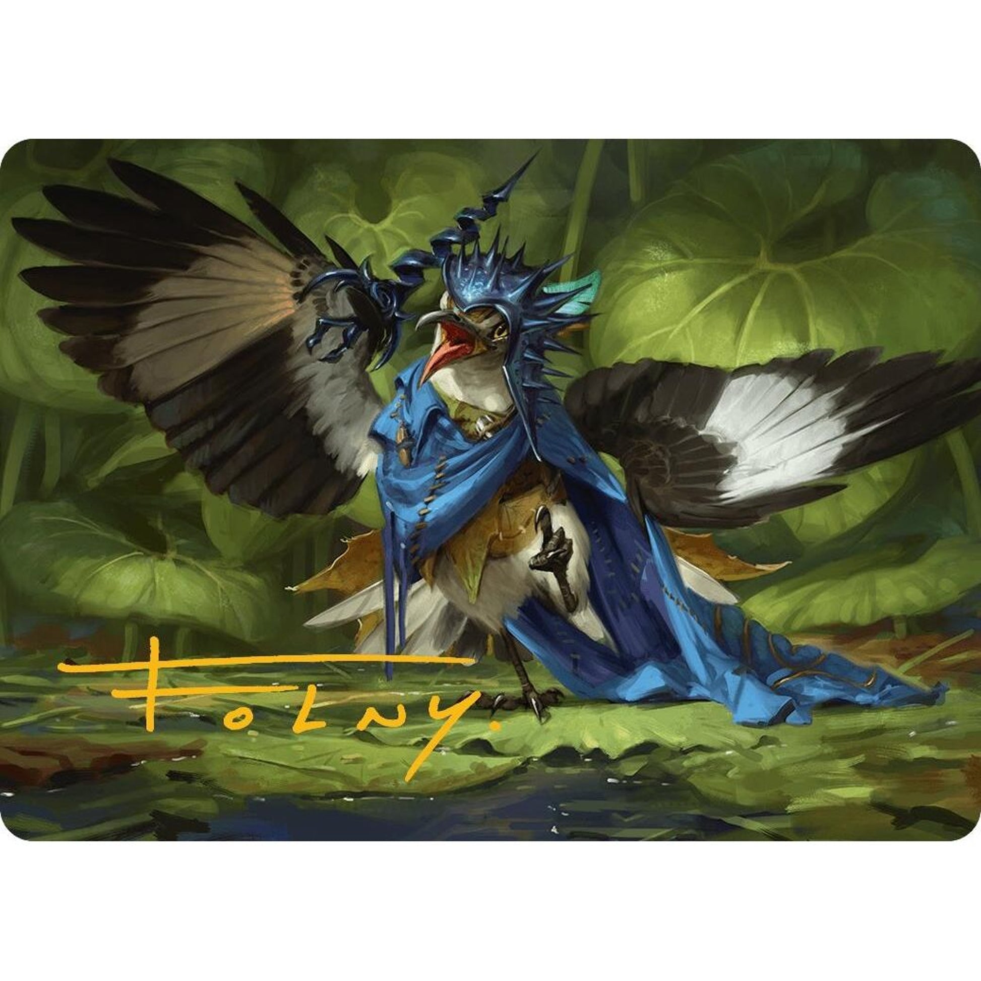 Image for Mockingbird Art Card (Gold-Stamped Signature) (9) (ASBLB) - Magic: The Gathering