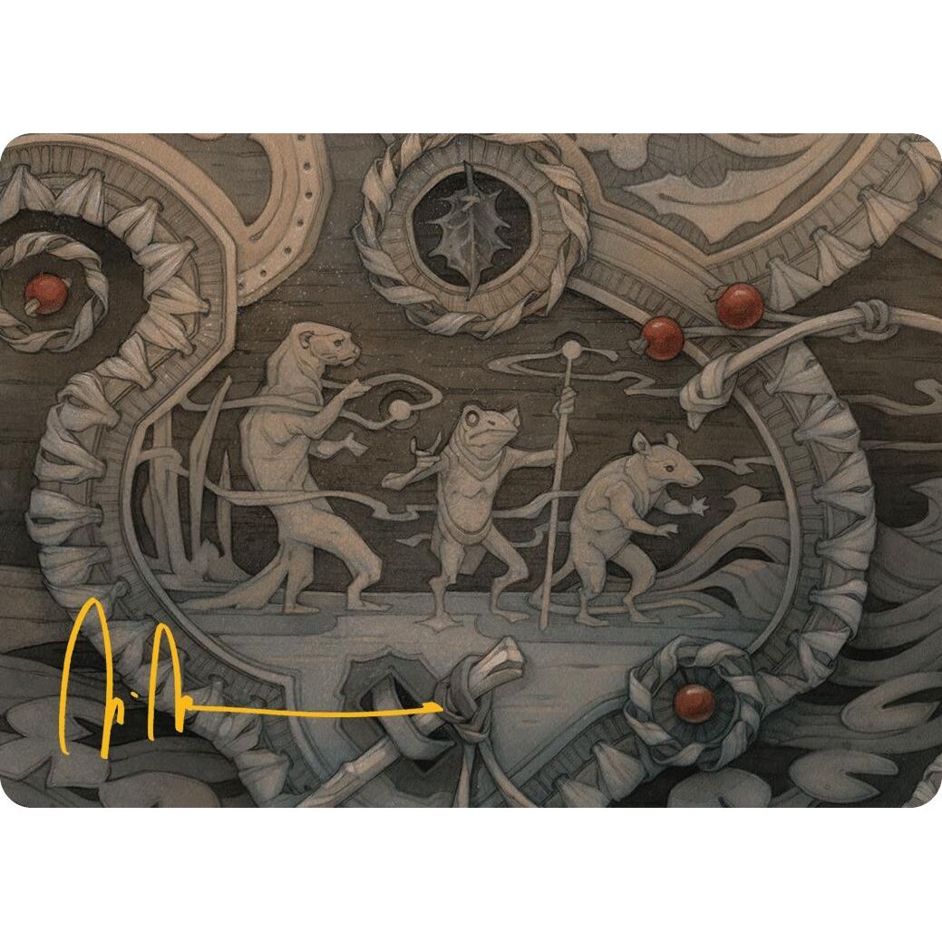 Image for Season of Weaving Art Card (Gold-Stamped Signature) (12) (ASBLB) - Magic: The Gathering