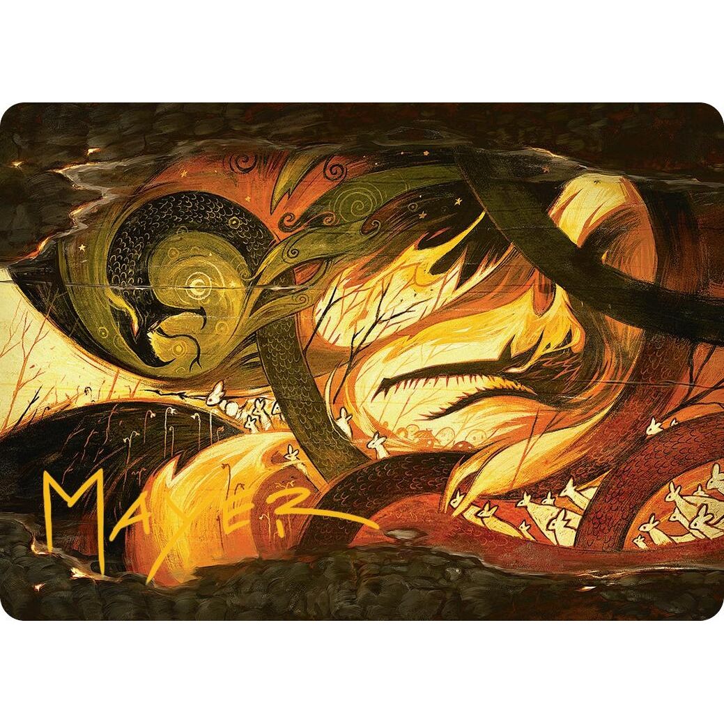 Image for Season of Loss Art Card (Gold-Stamped Signature) (17) (ASBLB) - Magic: The Gathering