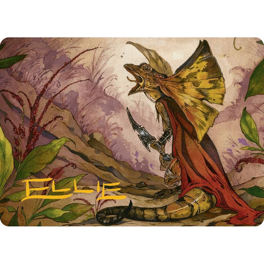 Image for Hired Claw Art Card (Gold-Stamped Signature) (39) (ASBLB) - Magic: The Gathering