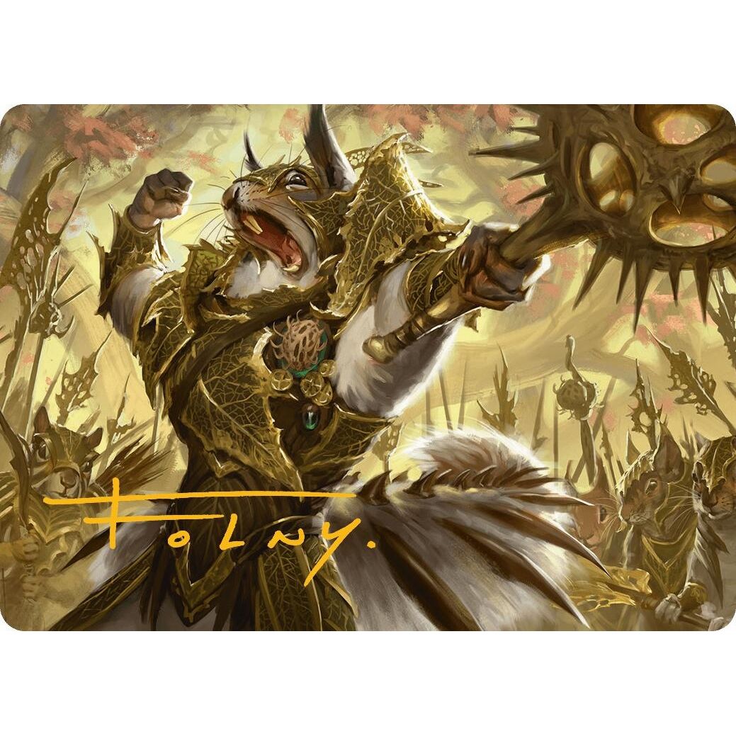 Image for Honored Dreyleader Art Card (Gold-Stamped Signature) (23) (ASBLB) - Magic: The Gathering