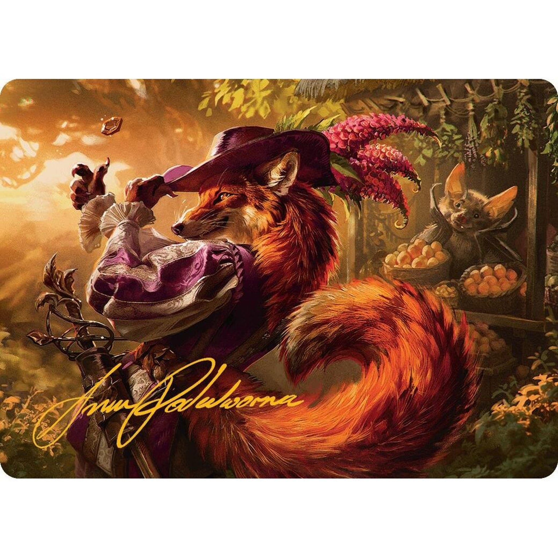 Image for Mr. Foxglove Art Card (Gold-Stamped Signature) (31) (ASBLB) - Magic: The Gathering