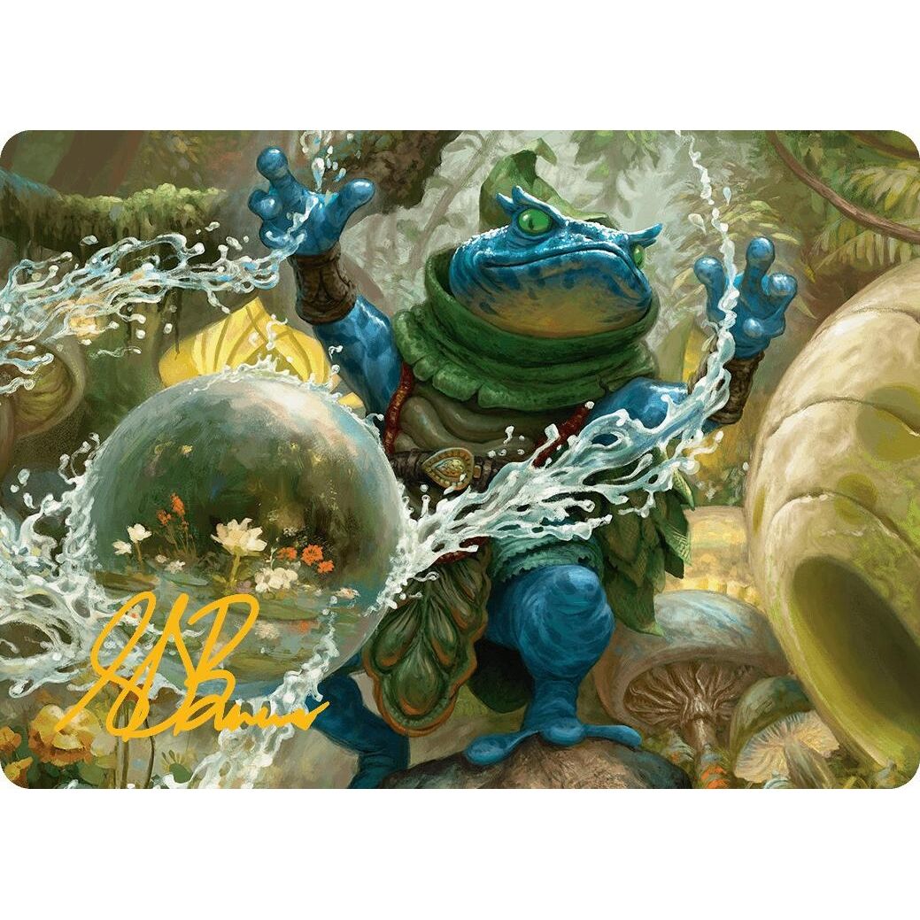Image for Pond Prophet Art Card (Gold-Stamped Signature) (29) (ASBLB) - Magic: The Gathering
