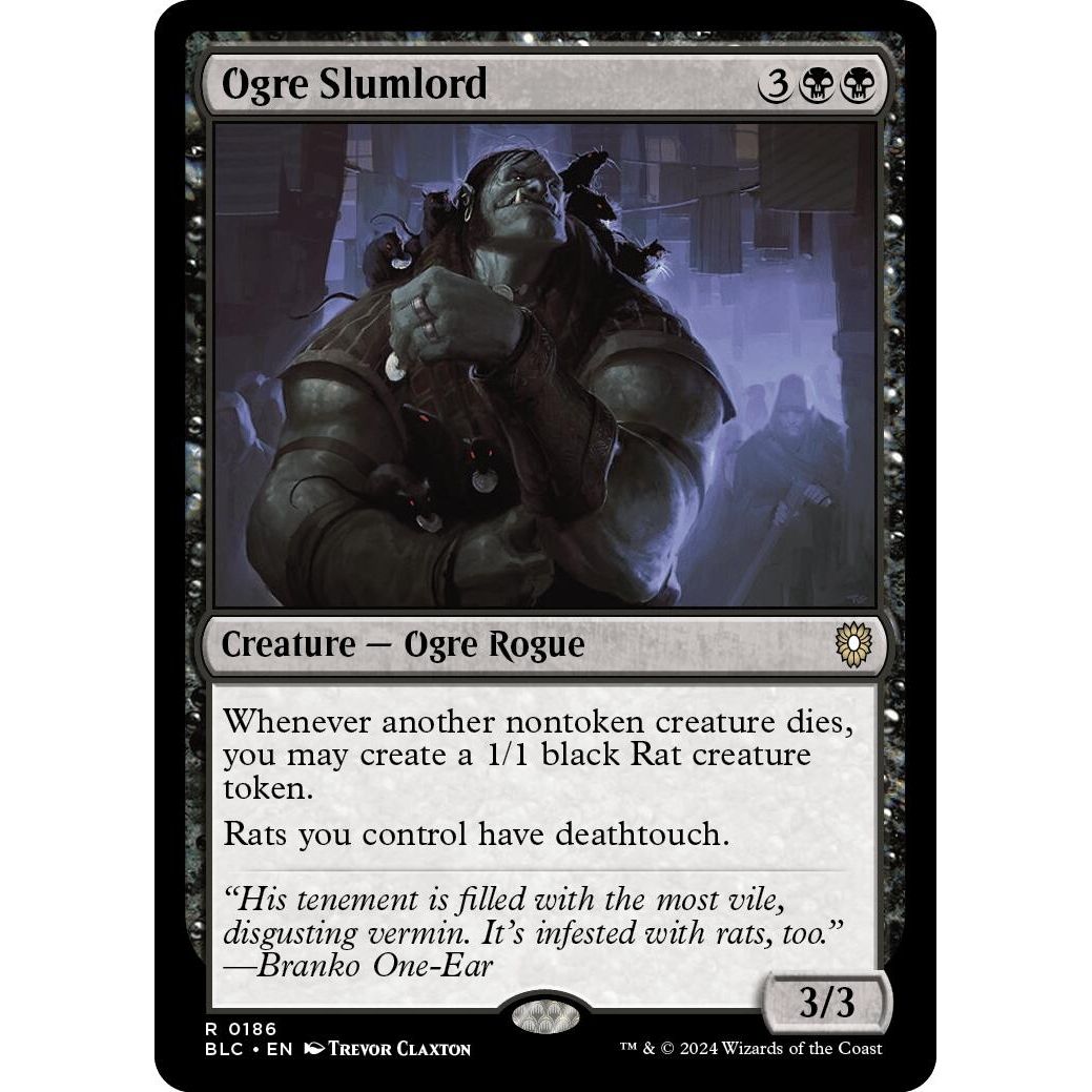 Image for Ogre Slumlord (186) (BLC) - Magic: The Gathering