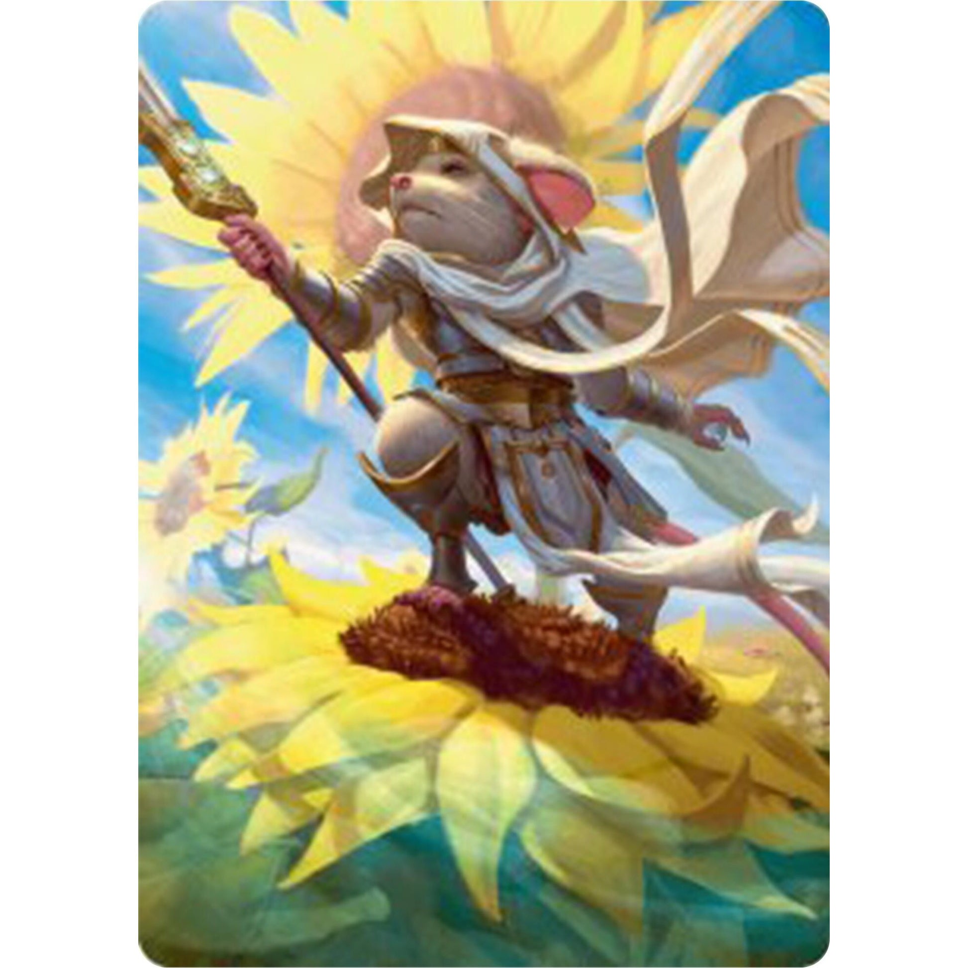 Image for Elspeth, Sun's Champion Art Card (53) (ASBLB) - Magic: The Gathering