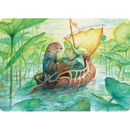 Image for Run Away Together Art Card (11) (ASBLB) - Magic: The Gathering