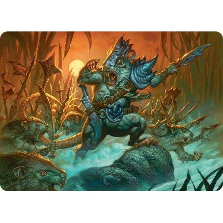Image for Persistent Marshstalker Art Card (14) (ASBLB) - Magic: The Gathering