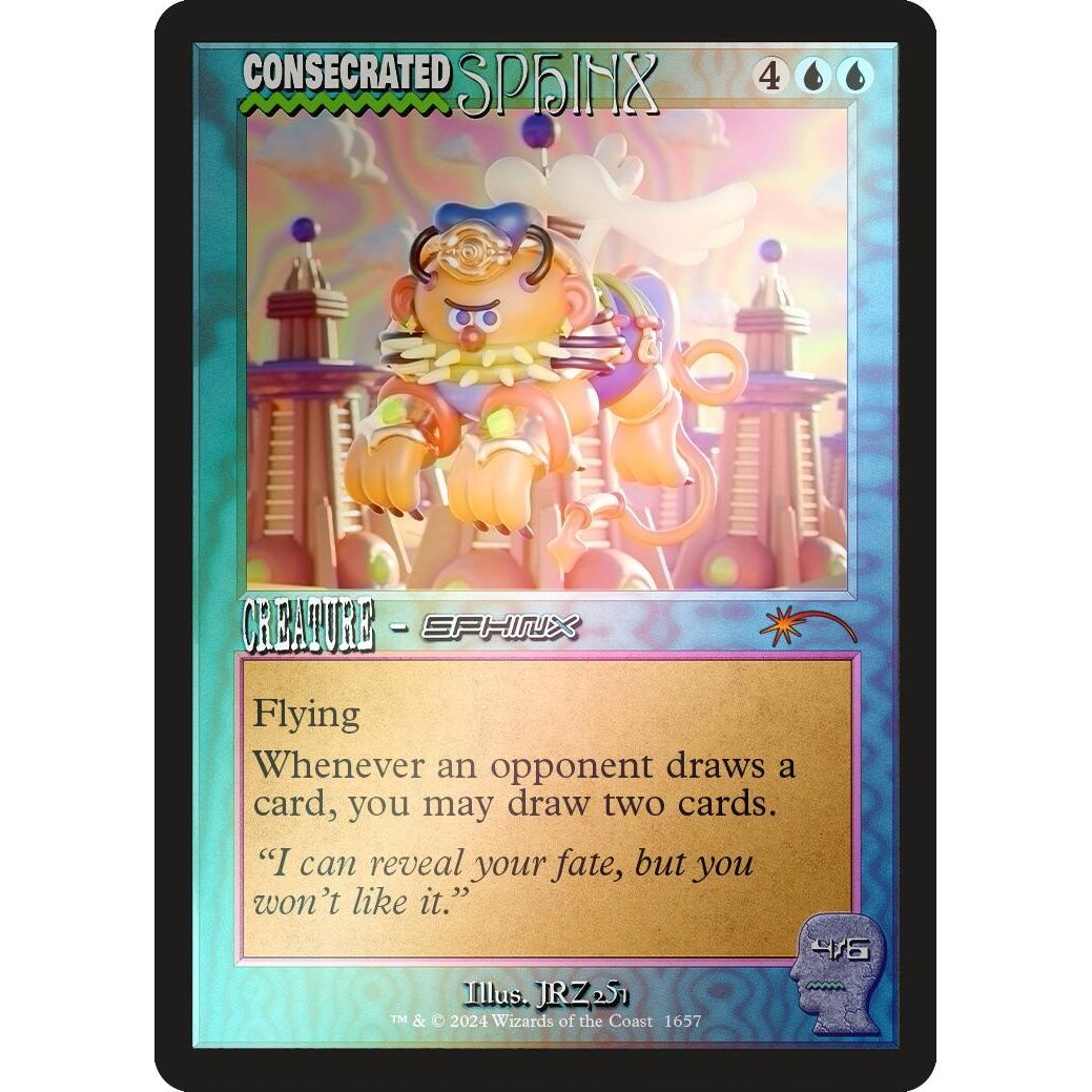 Image for Consecrated Sphinx (1657) (Rainbow Foil) (1657) (SLD) - Magic: The Gathering
