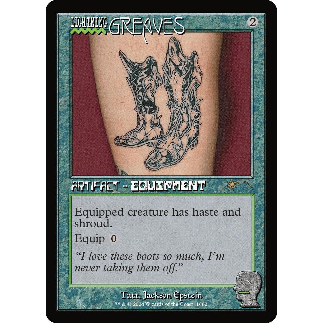 Image for Lightning Greaves (1662) (1662) (SLD) - Magic: The Gathering
