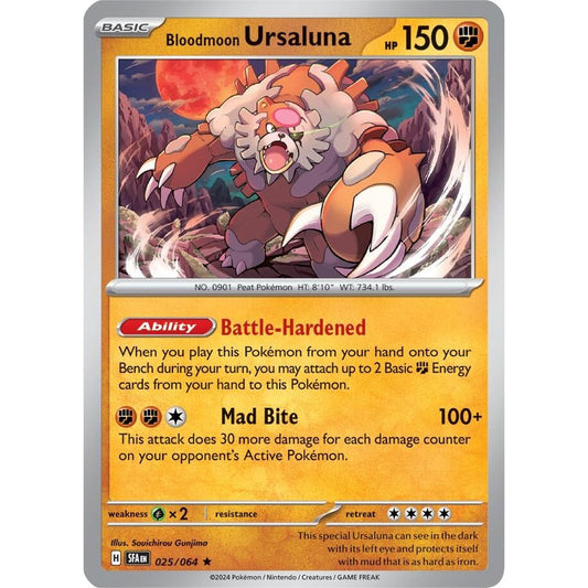 Image for Bloodmoon Ursaluna (025/064) (SFA) - Pokemon
