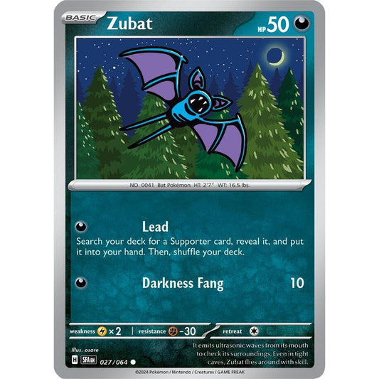 Image for Zubat (027/064) (SFA) - Pokemon