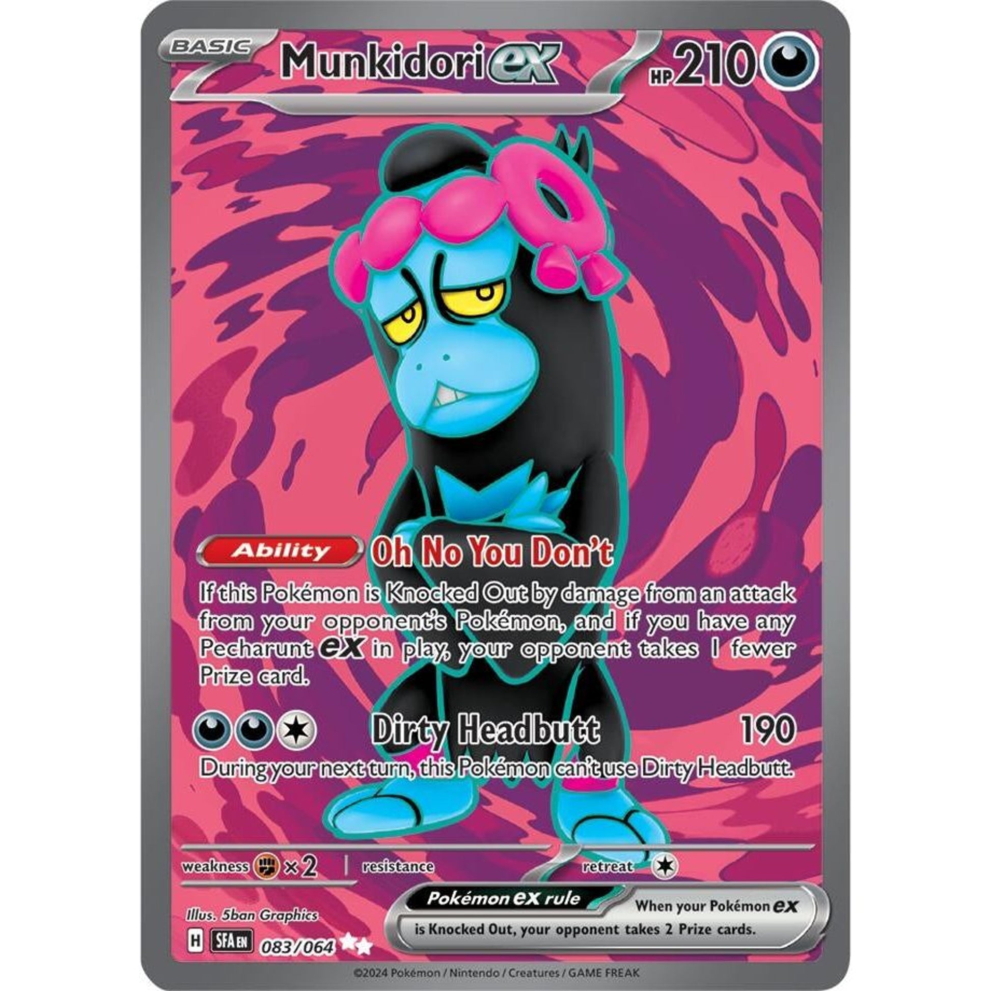 Image for Munkidori ex (083/064) (SFA) - Pokemon
