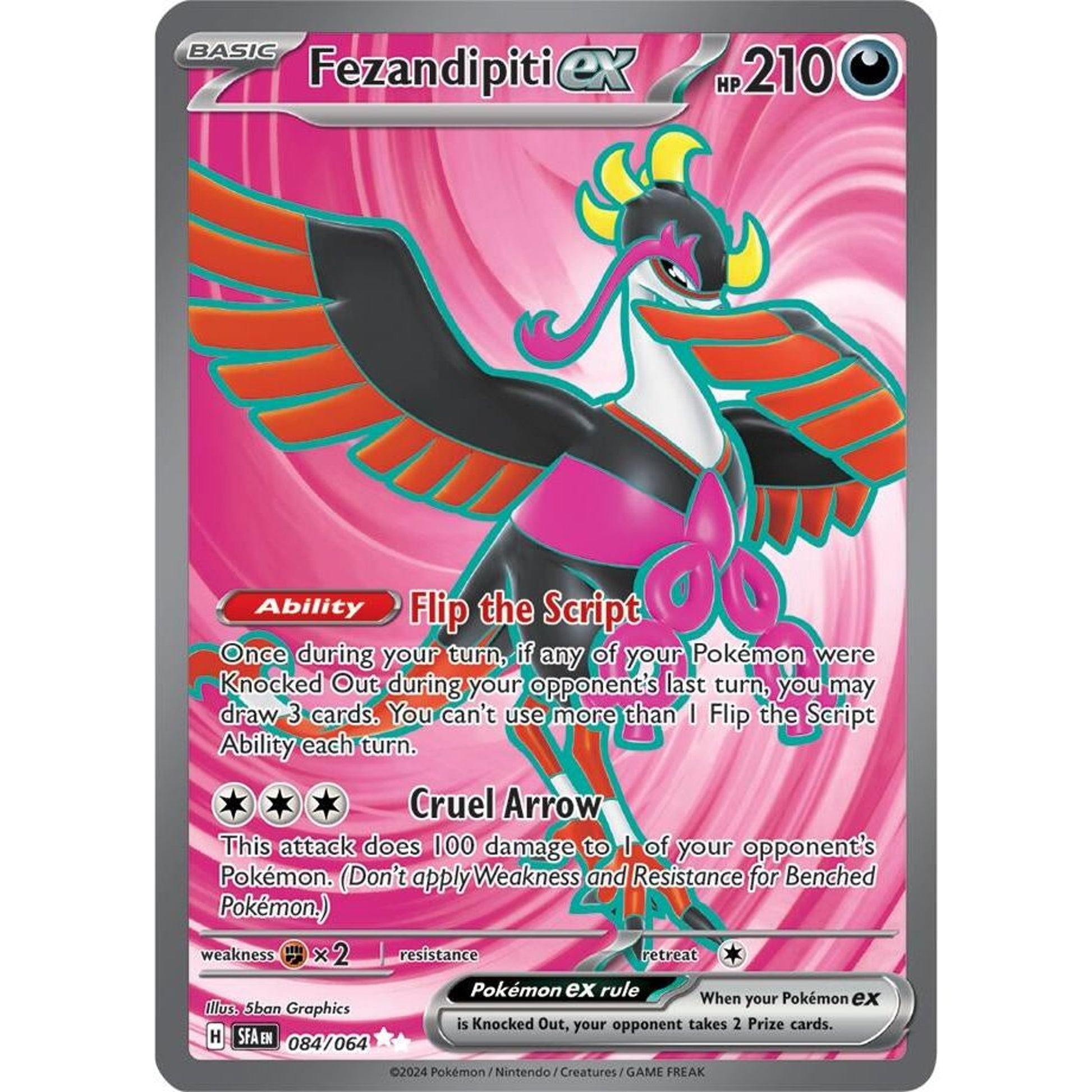 Image for Fezandipiti ex (084/064) (SFA) - Pokemon