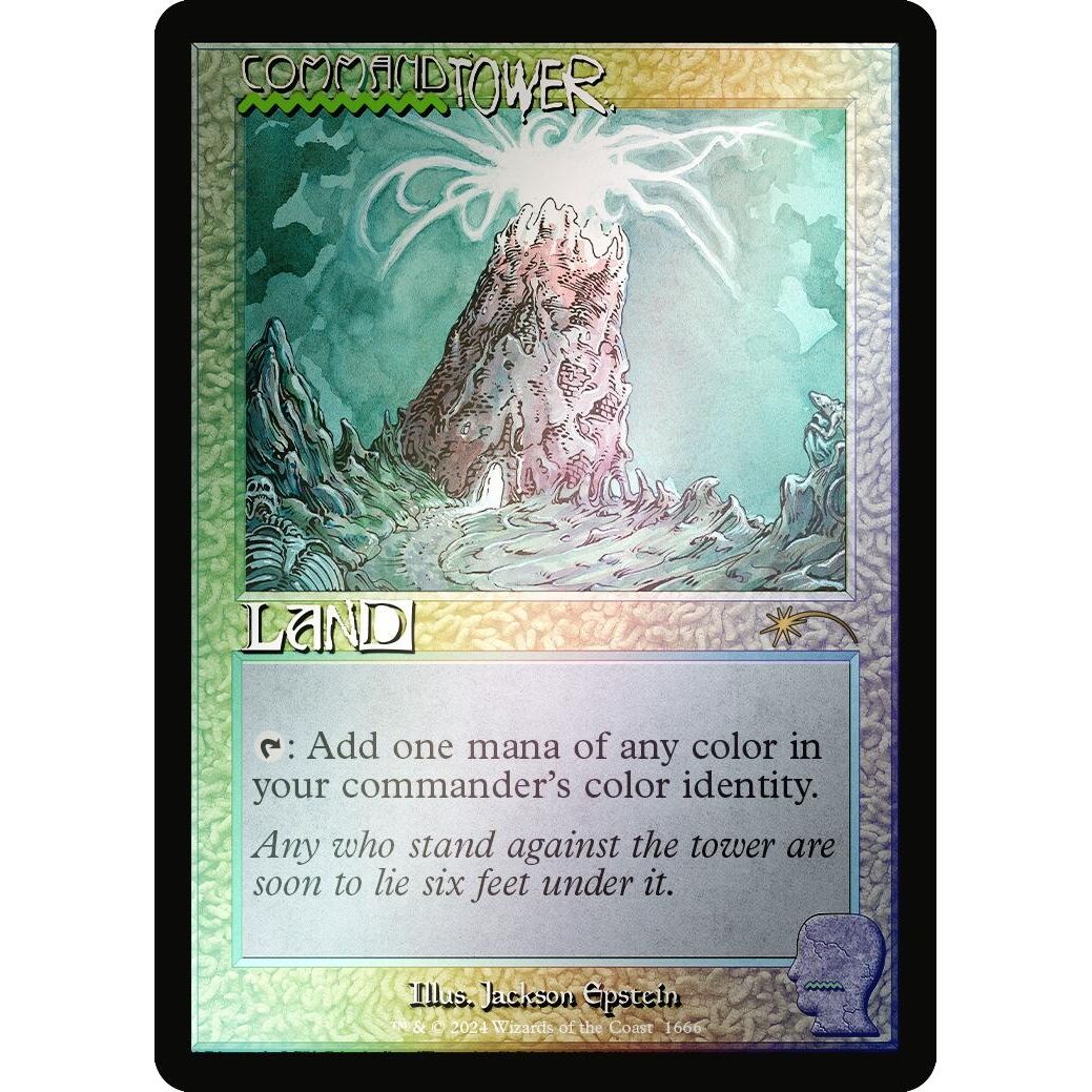 Image for Command Tower (1666) (Rainbow Foil) (1666) (SLD) - Magic: The Gathering