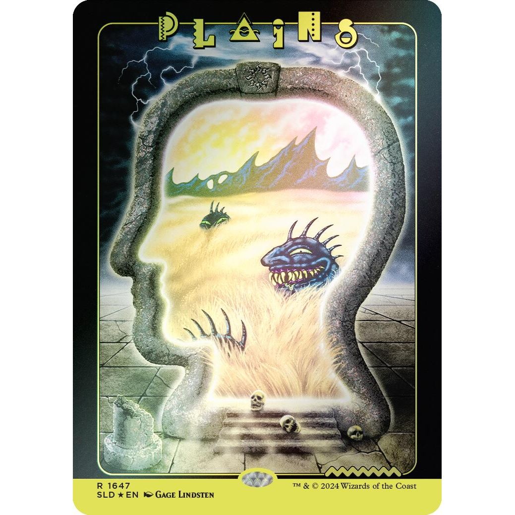 Image for Plains (1647) (Rainbow Foil) (1647) (SLD) - Magic: The Gathering