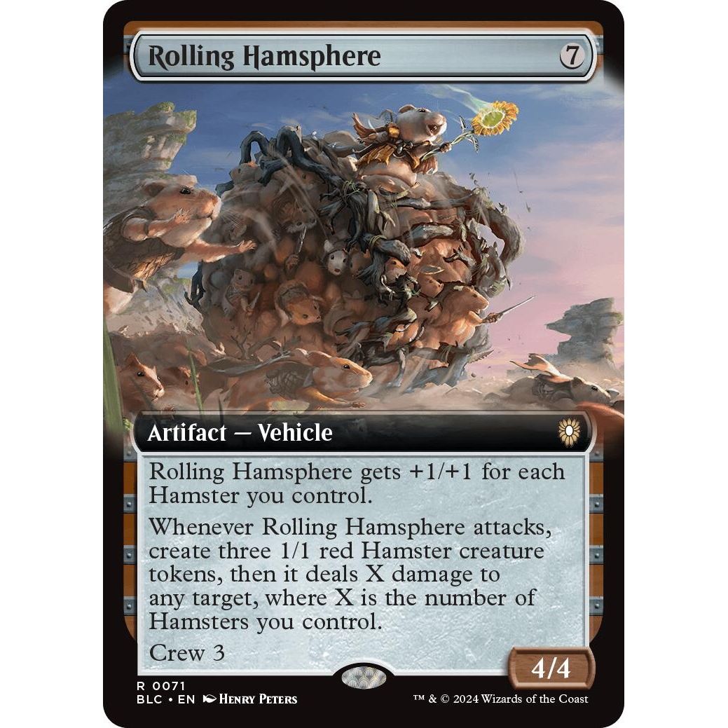 Image for Rolling Hamsphere (Extended Art) (71) (BLC) - Magic: The Gathering