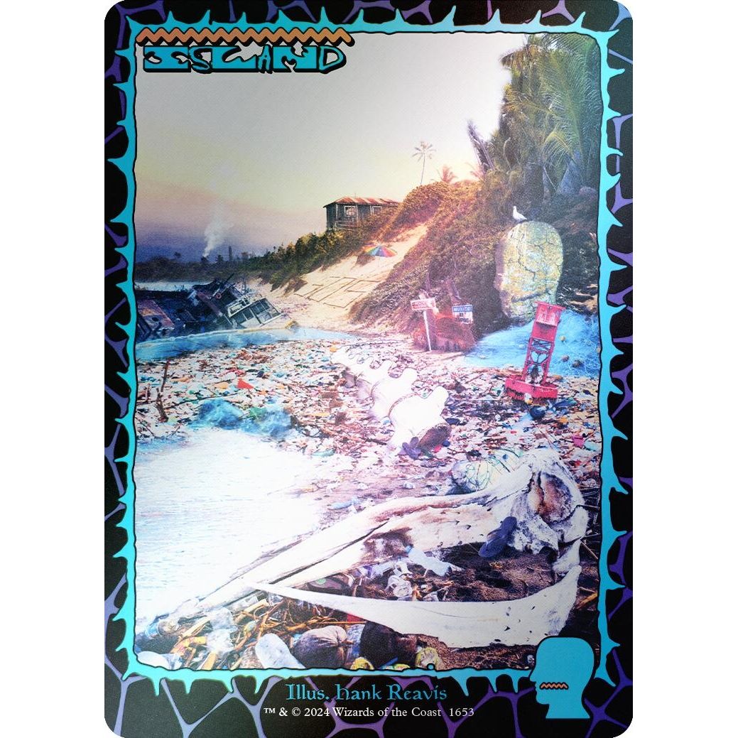 Image for Island (1653) (Rainbow Foil) (1653) (SLD) - Magic: The Gathering