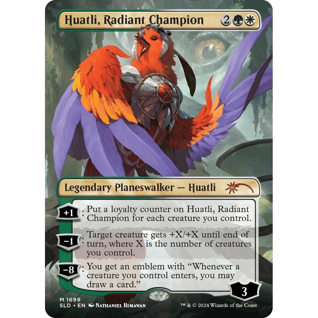 Image for Huatli, Radiant Champion (1699) (SLD) - Magic: The Gathering