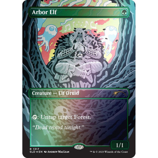 Image for Arbor Elf (Rainbow Foil) (1317) (SLD) - Magic: The Gathering