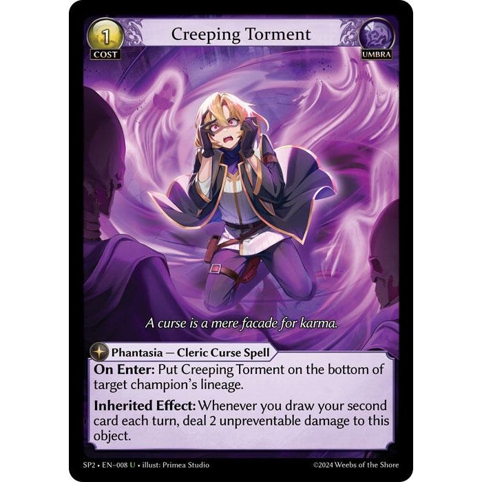 Image for Creeping Torment (008) (SP2) - Grand Archive TCG