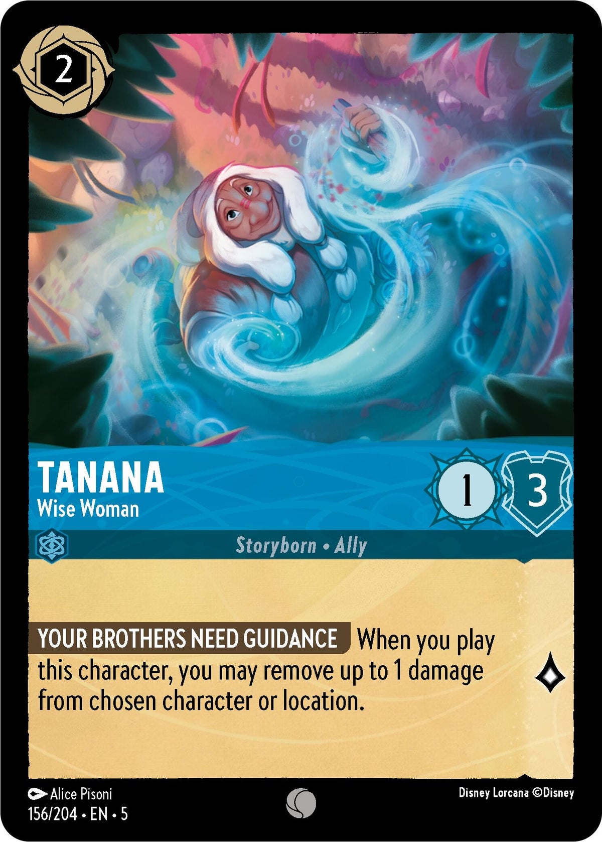 Image for Tanana - Wise Woman (156/204) (5) - Disney Lorcana