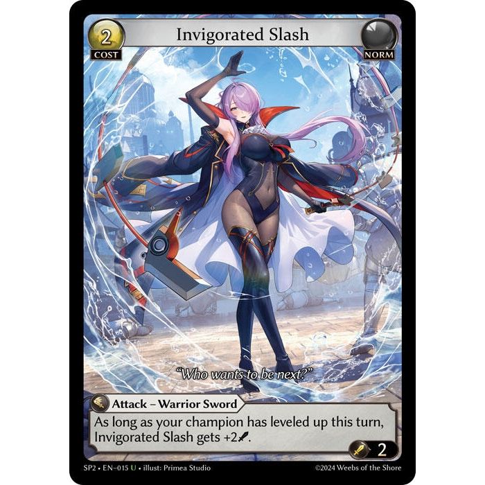 Image for Invigorated Slash (015) (SP2) - Grand Archive TCG
