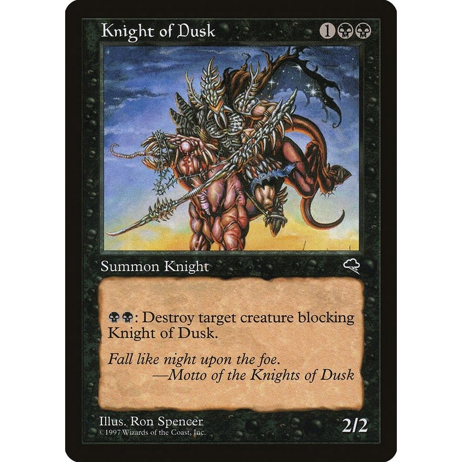 Image for Knight of Dusk (140) (TMP) - Magic: The Gathering