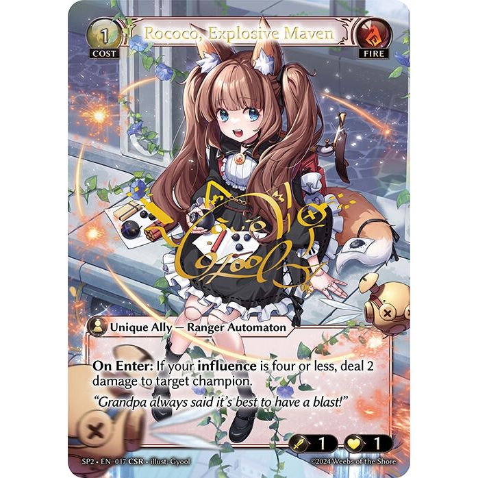 Image for Rococo, Explosive Maven (CSR) (017) (SP2) - Grand Archive TCG