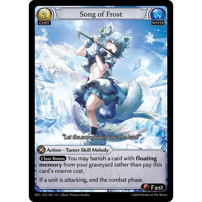 Image for Song of Frost (021) (SP2) - Grand Archive TCG
