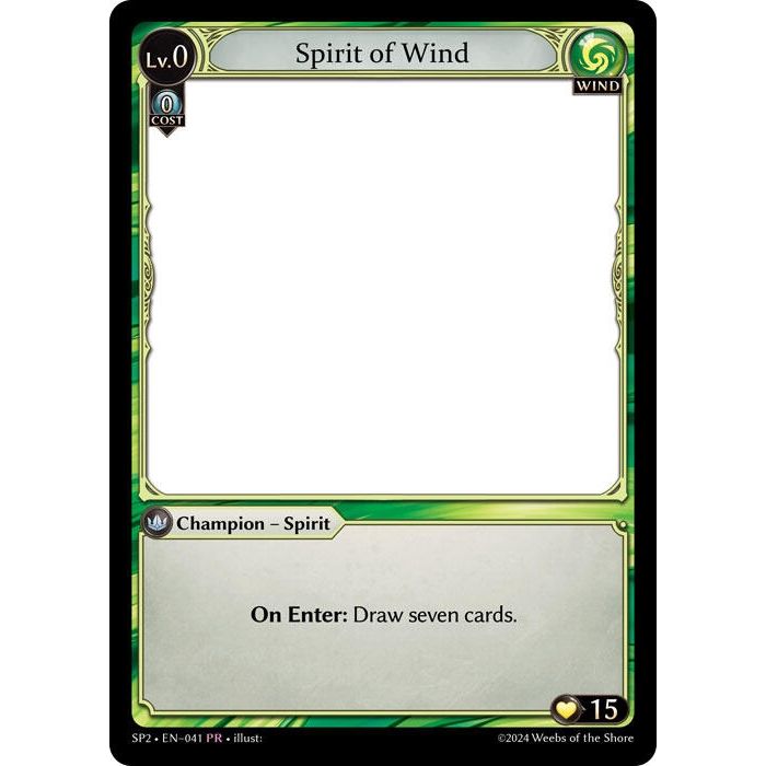 Image for Spirit of Wind (041) (SP2) - Grand Archive TCG