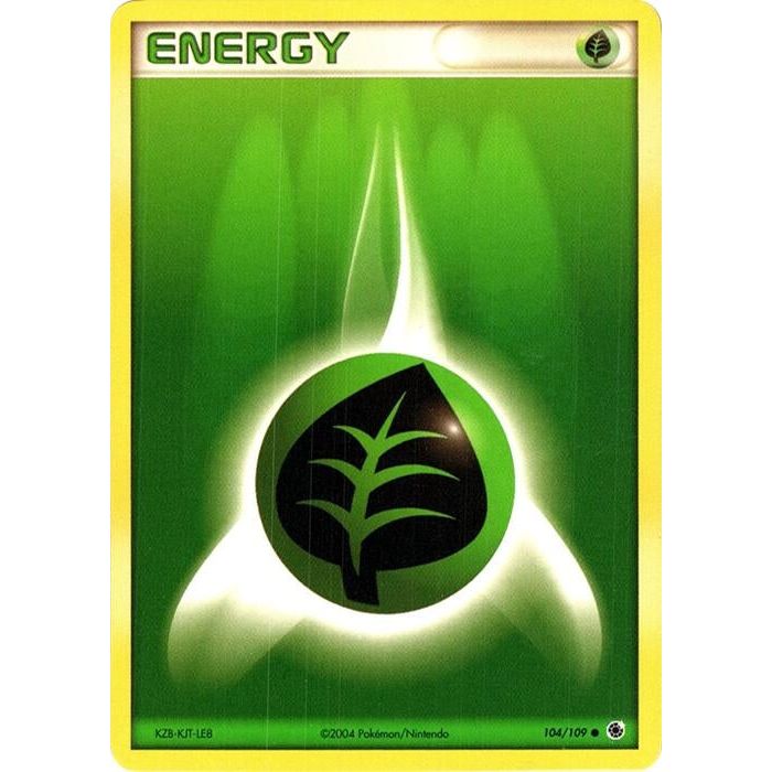 Image for Grass Energy - 104/109 (No E-Reader) (104/109) (PR) - Pokemon
