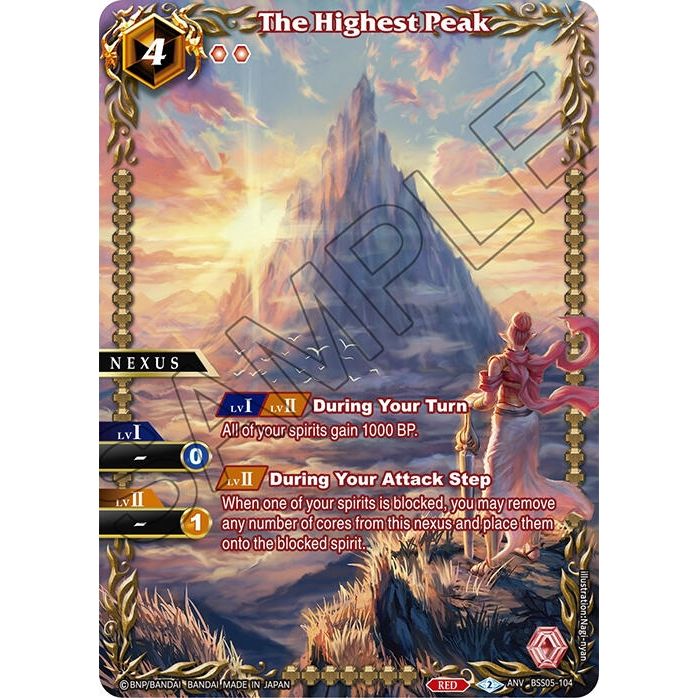 Image for The Highest Peak (Box Topper) (BSS05-104) (BSSP) - Battle Spirits Saga