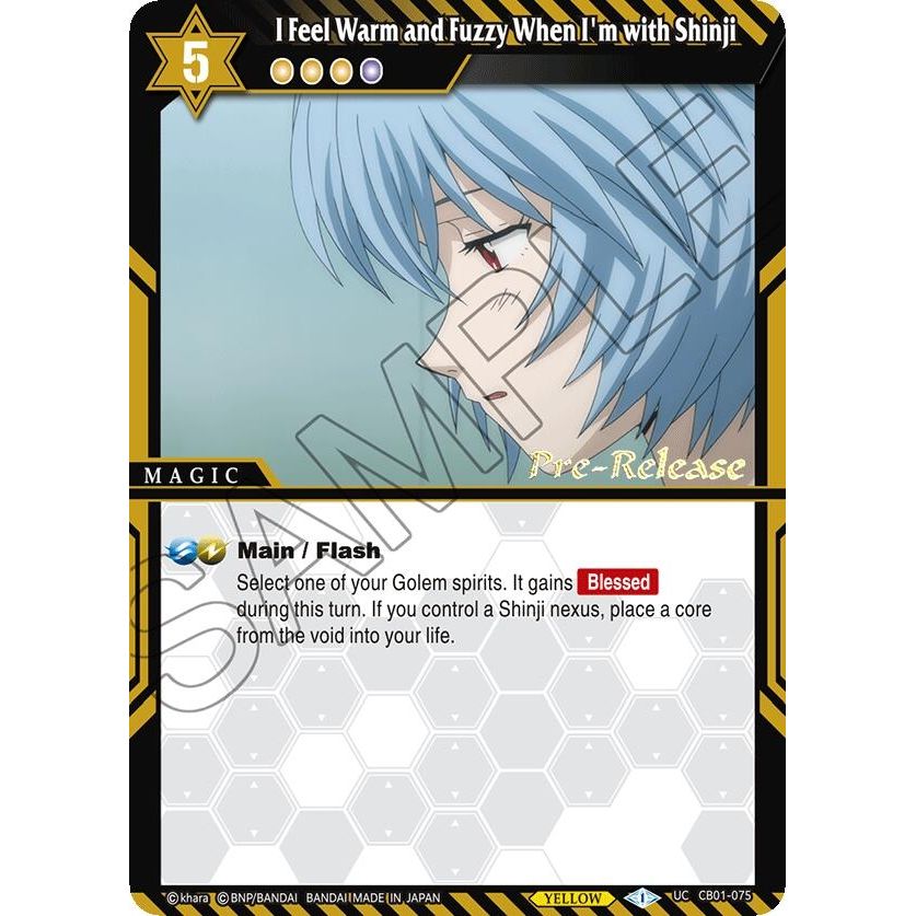 Image for I Feel Warm and Fuzzy When I'm with Shinji (CB01-075) (CB01 PRE) - Battle Spirits Saga