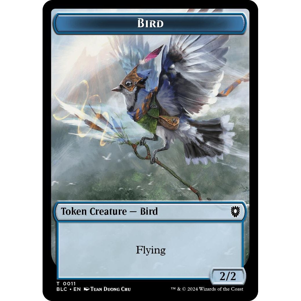 Image for Bird (0011) // Fish Double-Sided Token (11 // 7) (BLC) - Magic: The Gathering