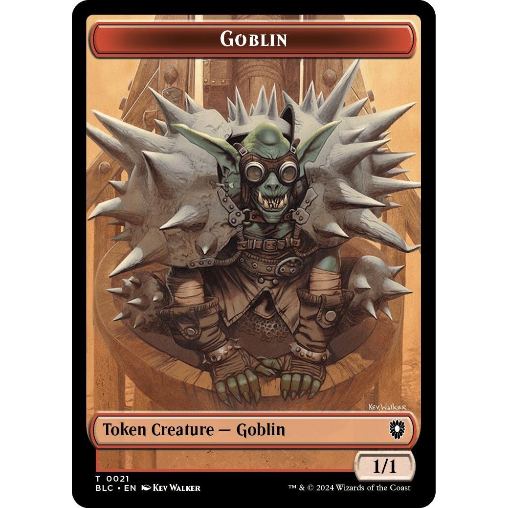 Image for Goblin // Thopter Double-Sided Token (21 // 39) (BLC) - Magic: The Gathering