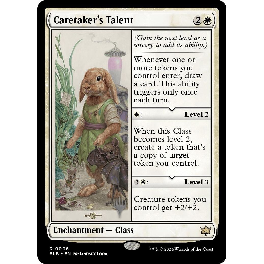 Image for Caretaker's Talent (6) (PPBLB) - Magic: The Gathering