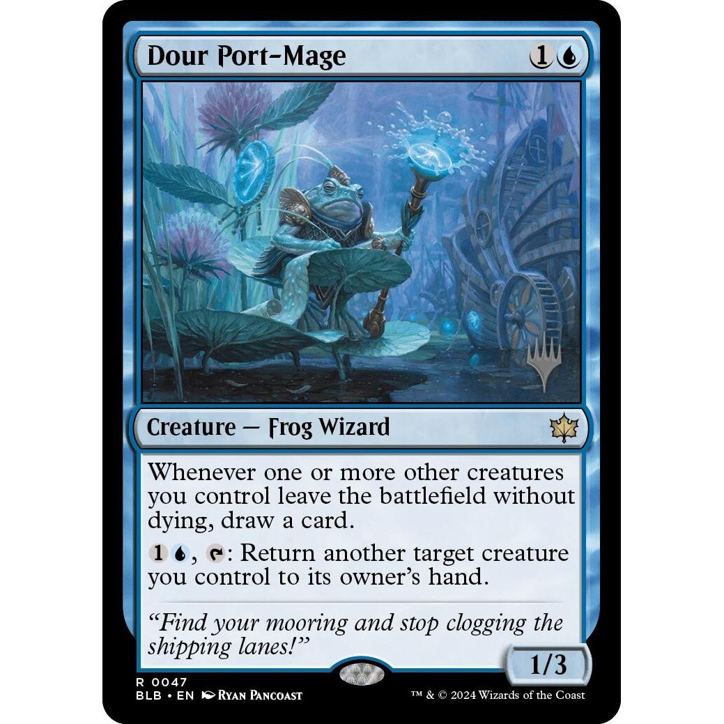 Image for Dour Port-Mage (47) (PPBLB) - Magic: The Gathering