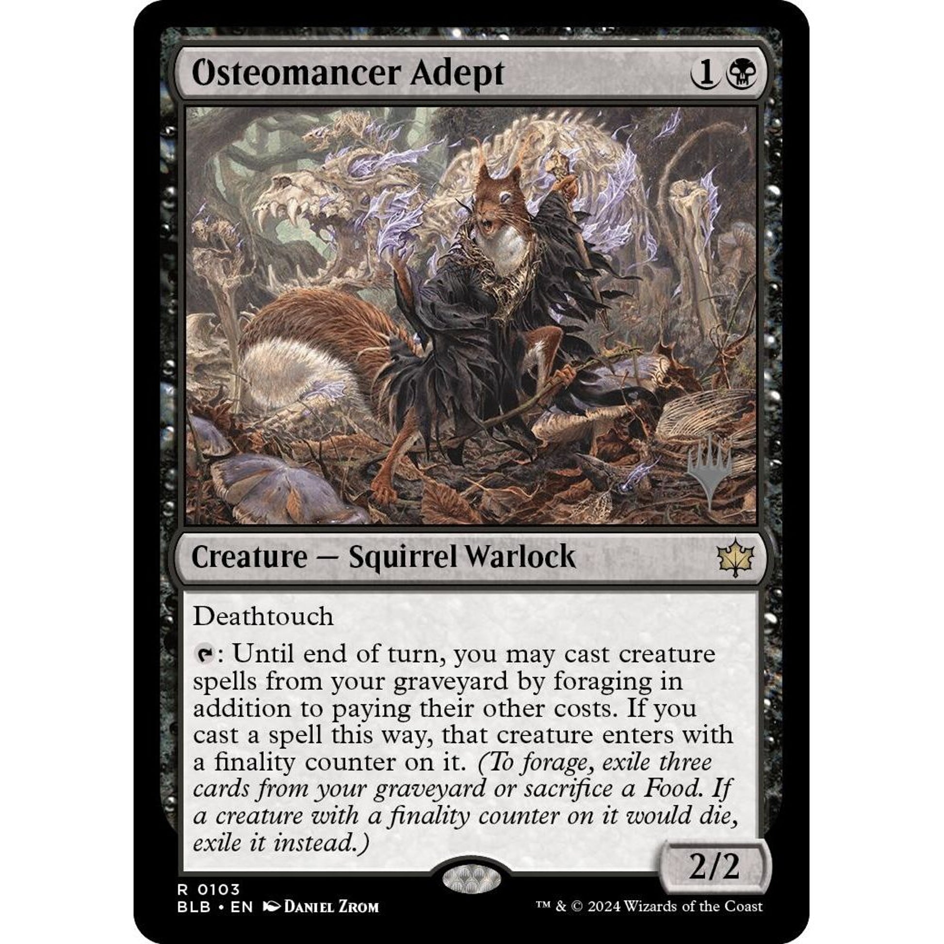 Image for Osteomancer Adept (103) (PPBLB) - Magic: The Gathering