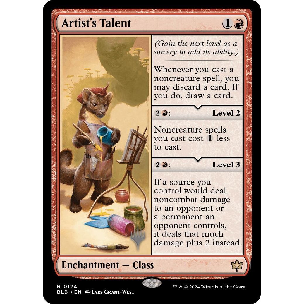 Image for Artist's Talent (124) (PPBLB) - Magic: The Gathering