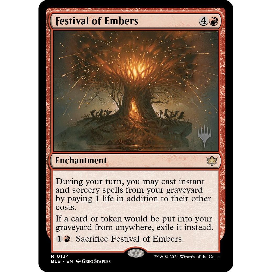 Image for Festival of Embers (134) (PPBLB) - Magic: The Gathering