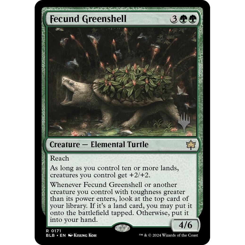 Image for Fecund Greenshell (171) (PPBLB) - Magic: The Gathering