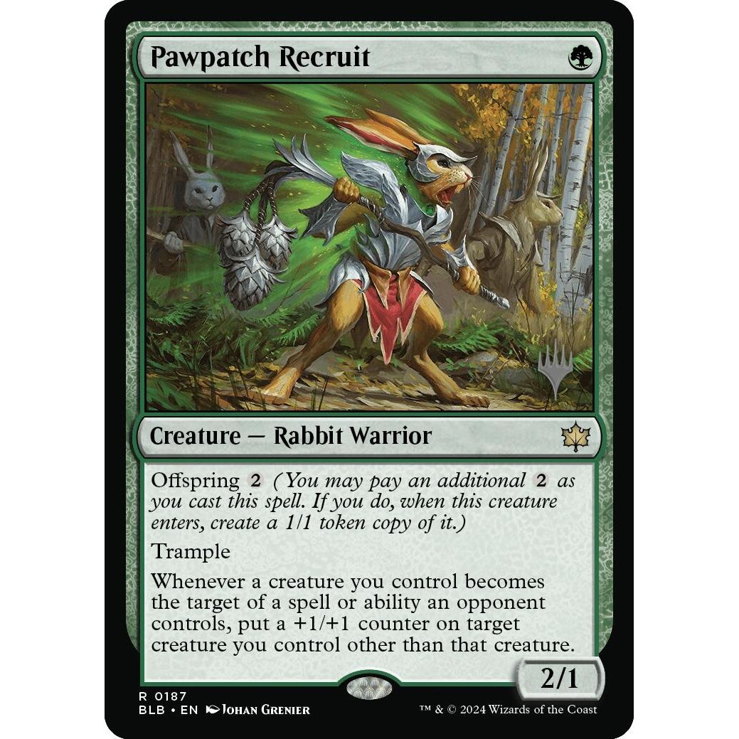 Image for Pawpatch Recruit (187) (PPBLB) - Magic: The Gathering