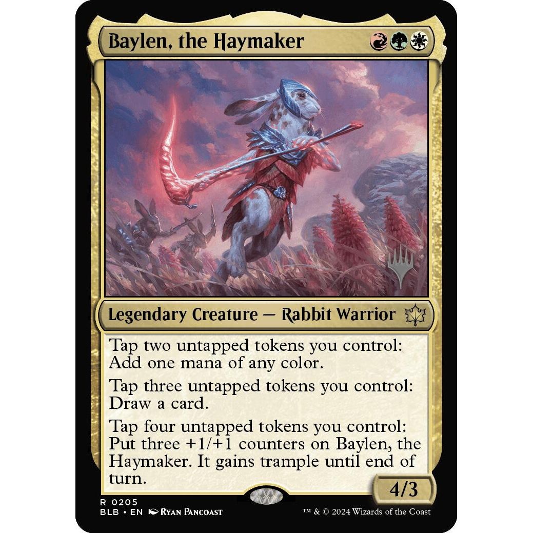 Image for Baylen, the Haymaker (205) (PPBLB) - Magic: The Gathering
