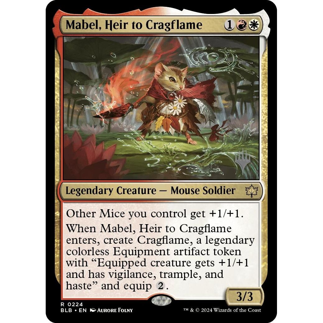 Image for Mabel, Heir to Cragflame (224) (PPBLB) - Magic: The Gathering