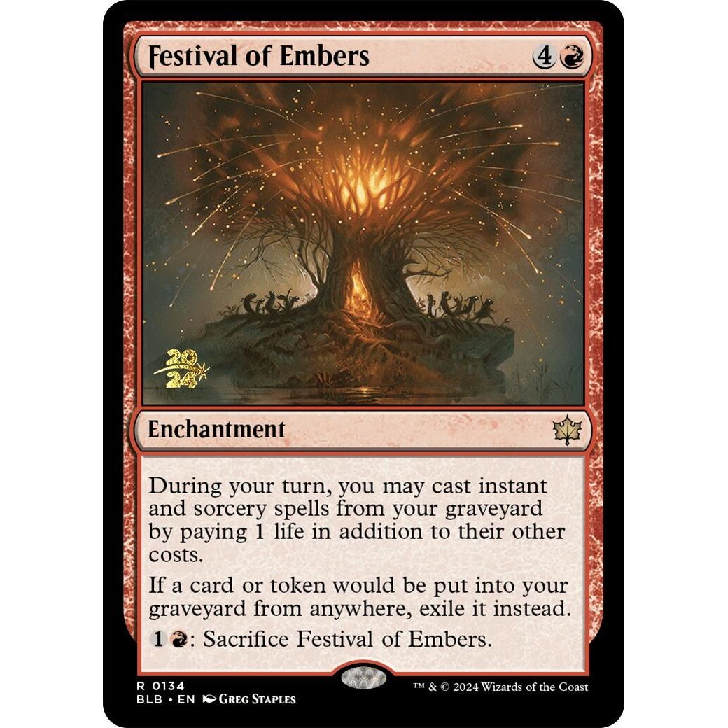 Image for Festival of Embers (134) (PRE) - Magic: The Gathering