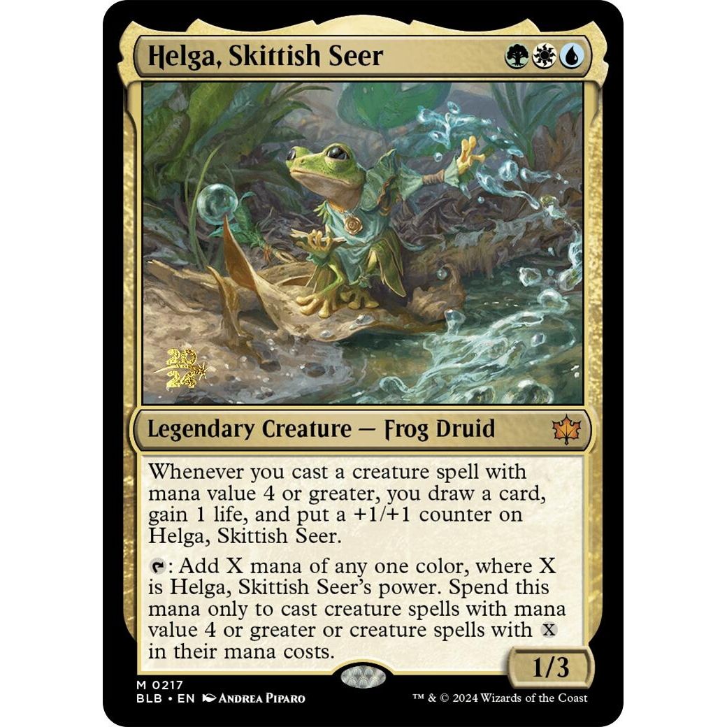 Image for Helga, Skittish Seer (217) (PRE) - Magic: The Gathering